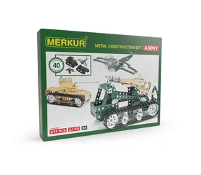 Zestaw armii Merkur / 674 części / 40 modeli / od 5 lat