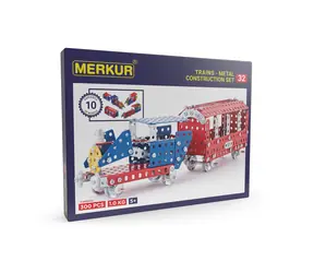 Merkur 032 Modele kolejowe / 300 części / 10 modeli / od 5 lat