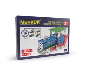 Merkur 031 Modele kolejowe / 220 części / 10 modeli / od 5 lat
