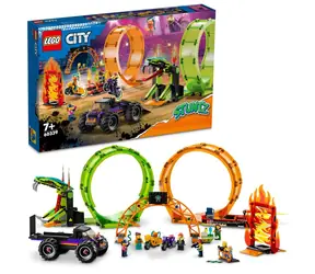 LEGO® City 60339 Podwójna pętla kaskaderska / Liczba elementów: 598 / od 7 lat