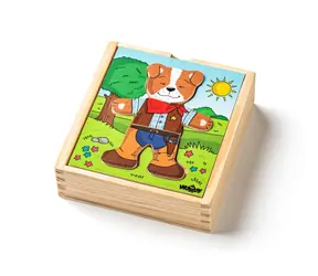 Szafa Woody Puzzle „Pies”, 18 części / od 10 miesięcy