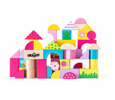 Woody Cubes, 50 części - Trendy z nadrukiem / od 2 lat