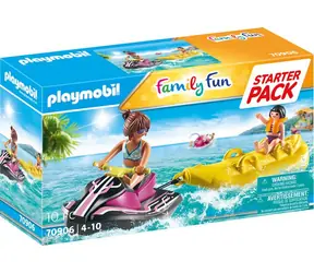 Playmobil® Family Fun 70906 Zestaw startowy Jet Ski z łodzią typu banan / Liczba elementów: 10 / od 4 lat