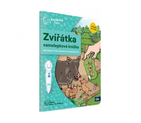 Albi Magical Reading - Książka z naklejkami Zwierzęta / Wersja językowa: CZ / od 3 lat