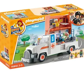 Playmobil® KACZKA NA DZWON 70913 Ambulans / Ilość elementów: 59 / od 3 lat