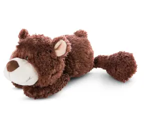 Nici pluszowy Miś Brązowy leżący 20 cm (eko-zielony) / od 0 miesięcy