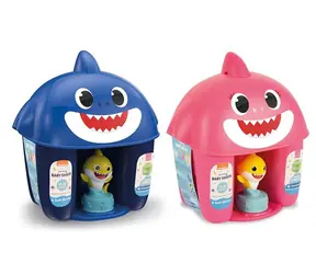 Clementoni Soft Clemmy Baby Shark - wiaderko z kostkami / od 10 miesięcy