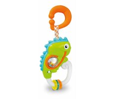 Clementoni Elektroniczna grzechotka z rączką - Kameleon / od 3 miesiąca