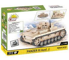 Cobi 2712 Niemiecki czołg średni Panzer III Ausf. J / 1:48 / 292 kostki / od 7 lat