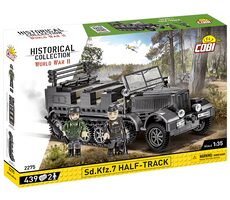 Cobi 2275 Niemiecki pojazd półgąsienicowy Sd.Kfz. 7 Half-Track / 1:35 / 439 kostek / od 8 lat 