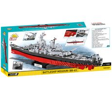 Cobi 4837 Amerykański pancernik USS Missouri (BB- 63) / 1:300 / 2655 kostek / od 12 lat 