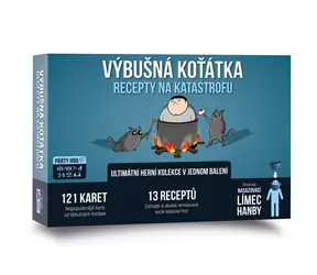 Asmodee Explosive Kittens - Przepisy na katastrofę / Czas trwania gry 15 minut / Liczba graczy 2 - 5 / od 7 lat