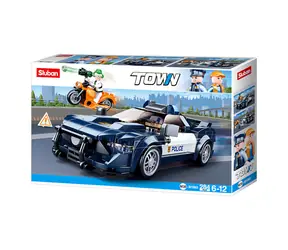 Sluban Town M38-B1063 Szybki radiowóz / kompatybilny z Lego / Liczba figurek|sztuk: 2|284 / od 6 lat