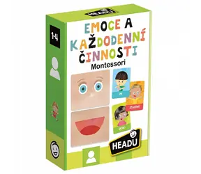 Headu CS: Montessori Emocje i codzienne czynności / Czas trwania gry: 30 minut / Liczba graczy: 1+ / od 1 roku