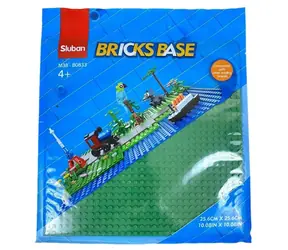 Klocki Sluban Base M38-B0833C Płytka bazowa 32x32 zielona / Lego - kompatybilne / od 6 lat