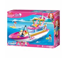 Sluban Girls Dream M38-B0722 Luksusowy jacht / Kompatybilny z Lego / Liczba figurek|sztuk: 3|212 / od 6 lat