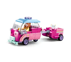 Sluban Girls Dream M38-B0921C Samochód dla kota / Kompatybilny z Lego / Liczba figurek|sztuk: 1|116 / od 6 lat
