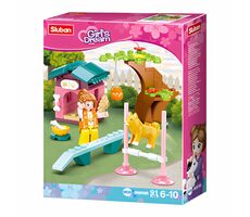 Sluban Girls Dream M38-B0970B Strefa szkolenia psów / Lego - kompatybilne / Liczba figurek|elementów: 1|91 / od 6 lat