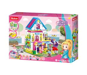 Sluban Girls Dream M38-B0974 Fun Villa / Lego - kompatybilne / Liczba figurek|elementów: 2|727 / od 6 lat