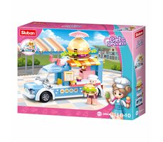Sluban Girls Dream M38-B0993B Mobilny sklep z hamburgerami / Kompatybilny z Lego / Liczba figurek|sztuk: 1|154 / od 6 lat