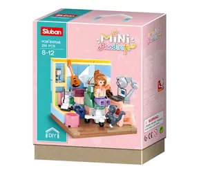 Sluban Girls Dream Mini Handcraft M38-B1016B Pokój do nauki / Kompatybilny z Lego / Liczba figurek|sztuk: 1|1216 / od 8 lat