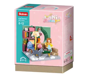 Sluban Girls Dream Mini Handcraft M38-B1016C Salon / Lego - kompatybilne / Liczba figurek|elementów: 2|219 / od 8 lat