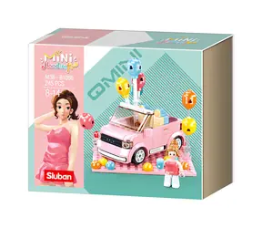 Sluban Girls Dream Mini Handcraft M38-B1086 Qmini Cabriolet / Lego - kompatybilny / Liczba figurek|części: 1|245 / 6 lat