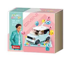 Sluban Girls Dream Mini Handcraft M38-B1087 Samochód Qmini / Lego - kompatybilny / Liczba figurek|części: 1|236 / 6 lat