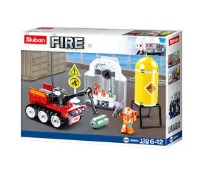 Sluban Firefighters M38-B0963 Zdalnie sterowany robot / Lego - kompatybilny / Ilość figurek|części: 1|130 / od 6 lat