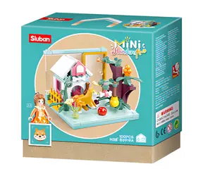 Mini rękodzieło Sluban M38-B0919A Domek dla psów / Kompatybilny z Lego / Ilość figurek|sztuk: 1|100 / od 6 lat