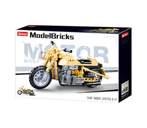 Sluban Model Bricks M38-B0959 Motocykl wojskowy / Kompatybilny z Lego / Liczba figurek|części: 0|223 / od 8 lat