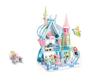 Sluban Zimowe wróżki M38-B0898 Bajkowy zamek / Kompatybilny z Lego / Liczba figurek|sztuk: 5|447 / od 6 lat