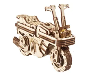 Ugears 3D drewniane puzzle mechaniczne Składana hulajnoga / od 14 lat / 192 elementy / Poziom trudności: niski