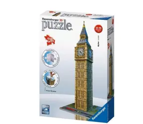 Puzzle CubicFun 3D Big Ben / 47 elementów / 9 x 9 x 38,5 cm / Poziom trudności: 4