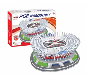CubicFun Puzzle 3D Stadion Narodowy w Warszawie / 105 elementów / 31 x 27 x 12,5 cm / od 8 lat