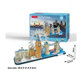CubicFun Puzzle 3D Londyn / 107 elementów / od 12 lat