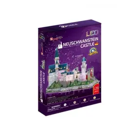 Puzzle CubicFun 3D Zamek Neuschwanstein / 128 elementów / od 8 lat