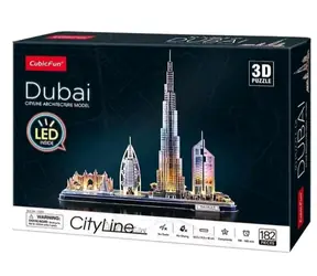 CubicFun Puzzle 3D Dubai / 182 elementy / od 8 lat