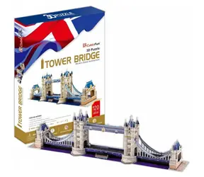 CubicFun Puzzle 3D National geographic: Tower Bridge / 120 elementów / 30,1 x 22,2 x 6,1 cm