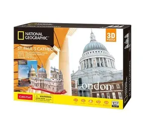 CubicFun Puzzle 3D National geographic - Katedra św. Pawła / 107 elementów / 40 x 22 x 27 cm
