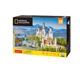 CubicFun Puzzle 3D Zamek Neuschwanstein / 121 elementów / od 6 lat