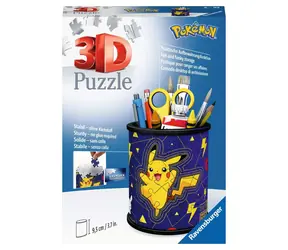 Podstawka pod ołówki Ravensburger 3D Puzzle Pokémon / 54 elementy / 7,7 x 7,7 x 9,5 cm