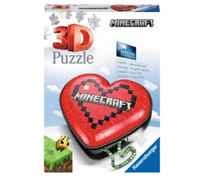 Puzzle 3D Minecraft Heart Ravensburger / 54 elementy / od 8 lat
