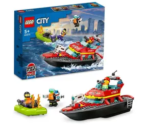 LEGO® City 60373 Łódź i łódź ratownicza / Liczba elementów: 144 / od 5 lat