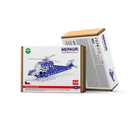 Helikopter policyjny Merkur 054 / 142 części / od 5 lat 