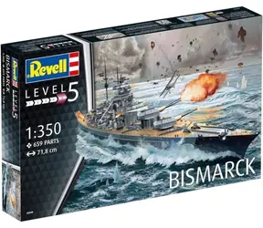 Revell 05040 Bismarck / Model plastikowy / 1:350 / Liczba części 659 / Trudność 5
