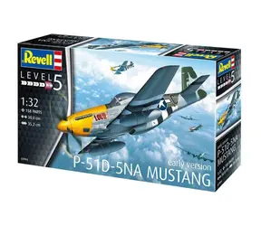 Revell 03944 P-51D-5NA Mustang / Model plastikowy / 1:32 / Liczba części: 158 / Stopień trudności 5
