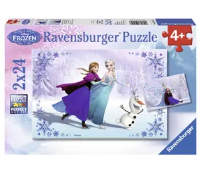 Ravensburger Ice Kingdom: Siostry na zawsze / 2 x 24 sztuki / od 4 lat