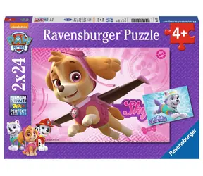 Ravensburger Psi Patrol: Skye i Everest - 2 x 24 sztuki / od 4 lat