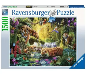 Ravensburger Calm Tigers / 1500 sztuk / od 14 lat